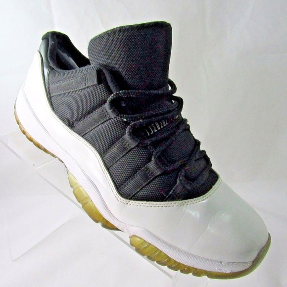 Nike Air Jordan Size 11.5 White Black Mens C2A C5 main image 7